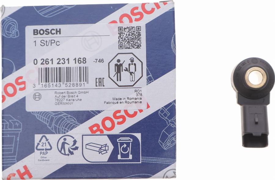 BOSCH 0 261 231 168 - Detonācijas devējs adetalas.lv