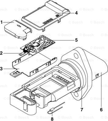 BOSCH 0 280 218 089 - Gaisa masas mērītājs adetalas.lv