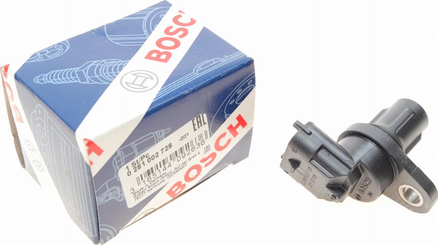 BOSCH 0 281 002 728 - Devējs, Sadales vārpstas stāvoklis adetalas.lv