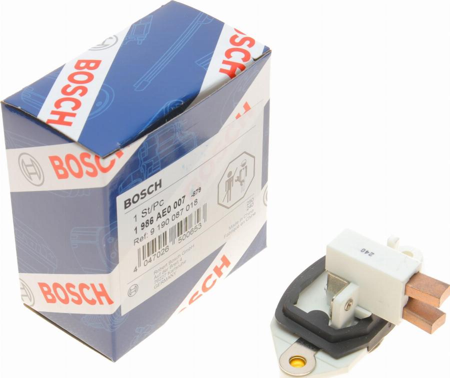 BOSCH 1 986 AE0 007 - Ģeneratora sprieguma regulators adetalas.lv