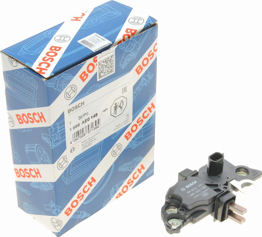 BOSCH 1 986 AE0 149 - Ģeneratora sprieguma regulators adetalas.lv