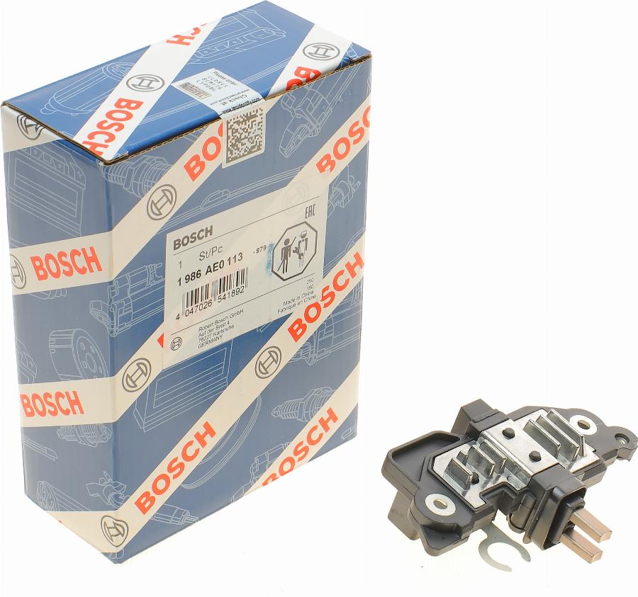 BOSCH 1 986 AE0 113 - Ģeneratora sprieguma regulators adetalas.lv