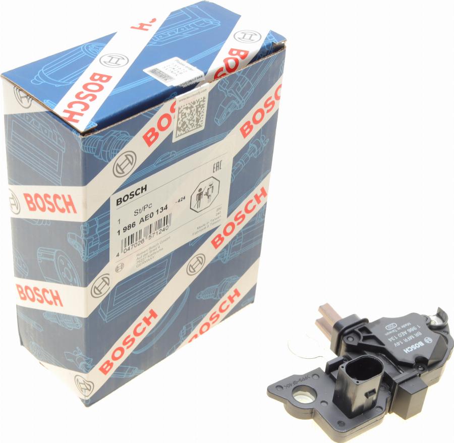 BOSCH 1 986 AE0 134 - Ģeneratora sprieguma regulators adetalas.lv