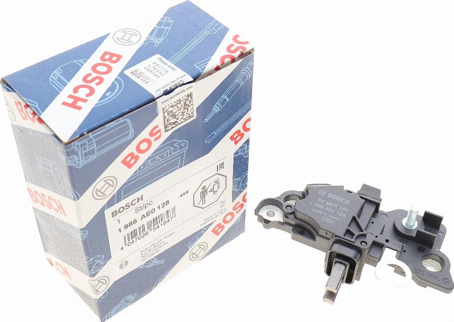 BOSCH 1 986 AE0 128 - Ģeneratora sprieguma regulators adetalas.lv