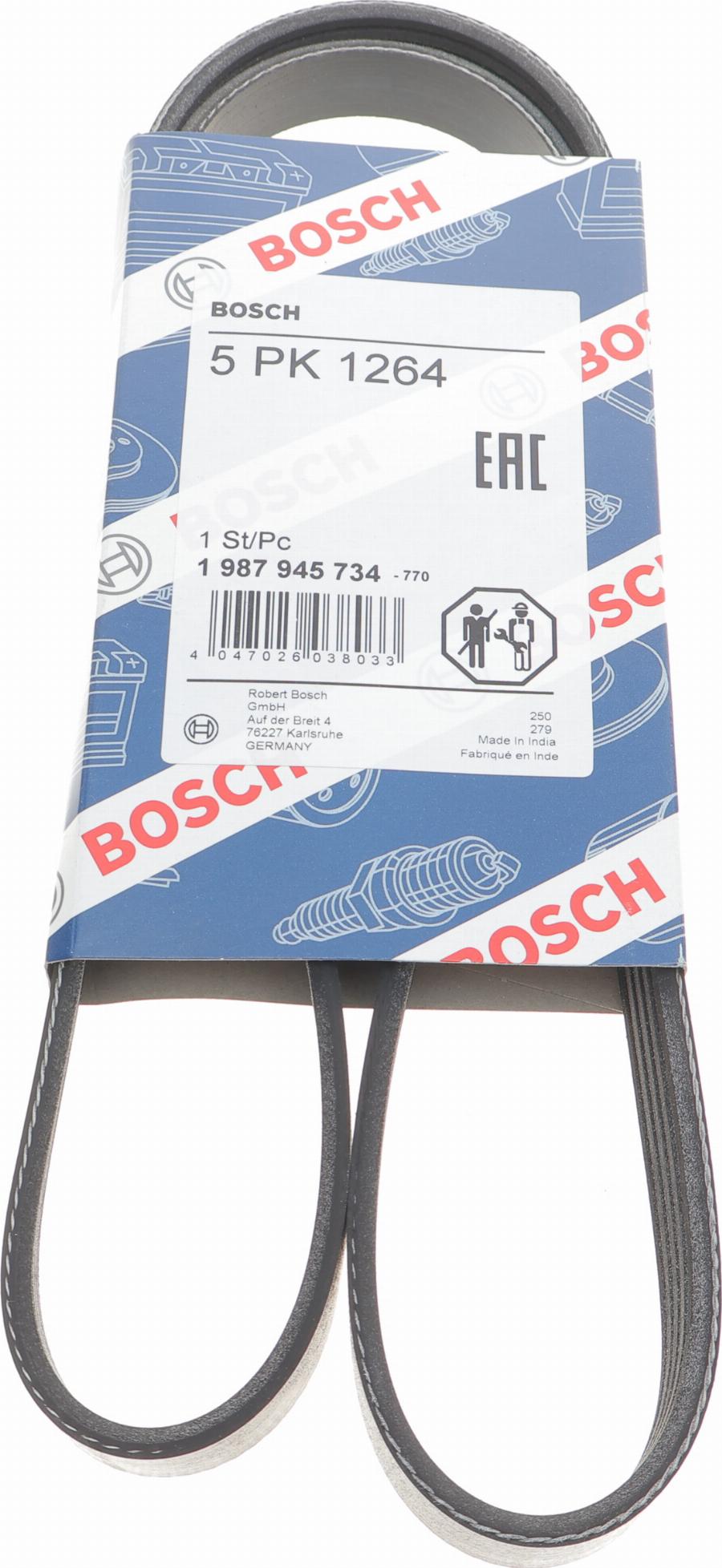 BOSCH 1 987 945 734 - Ķīļrievu siksna adetalas.lv