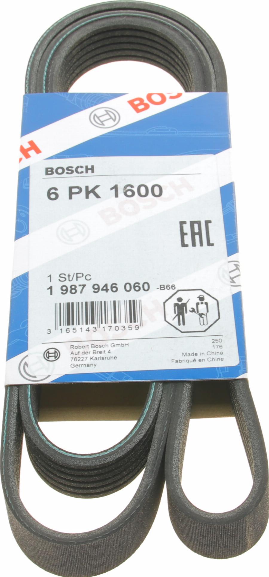 BOSCH 1 987 946 060 - Ķīļrievu siksna adetalas.lv