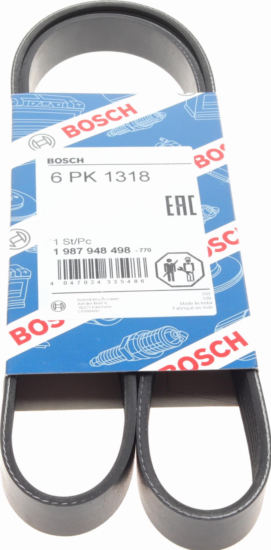 BOSCH 1 987 948 498 - Ķīļrievu siksna adetalas.lv