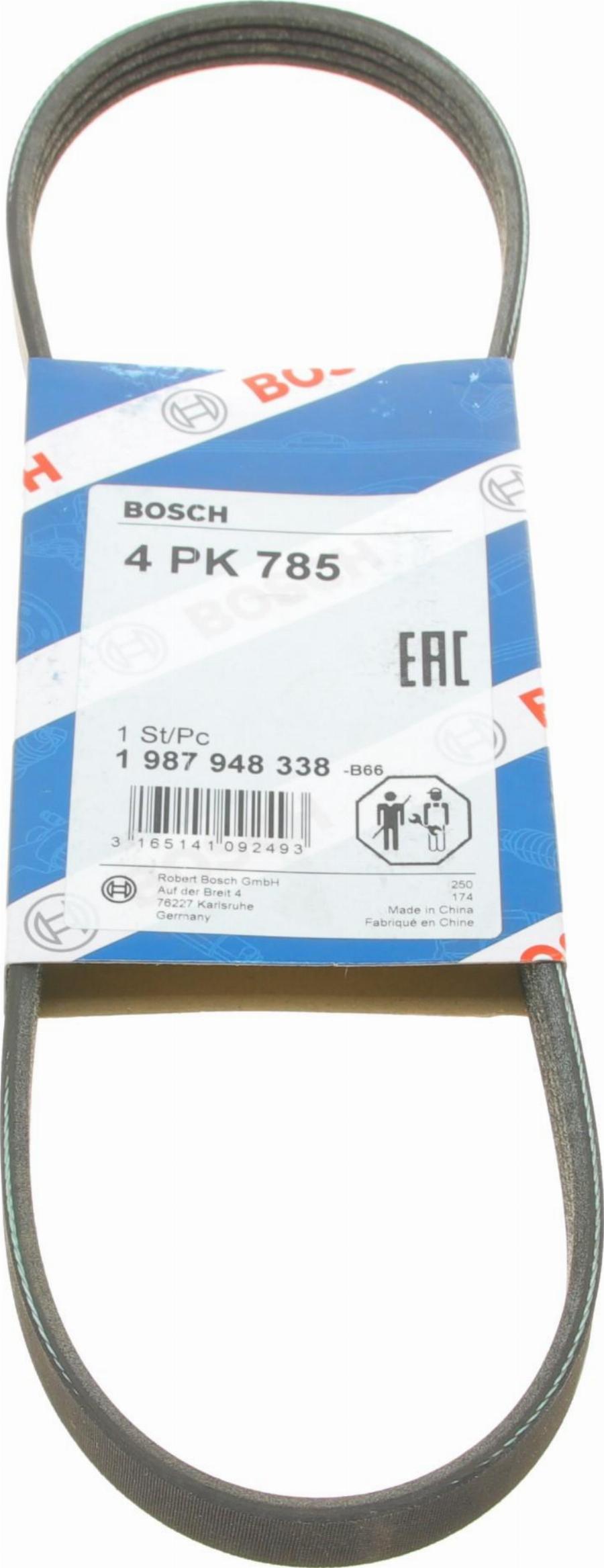 BOSCH 1 987 948 338 - Ķīļrievu siksna adetalas.lv