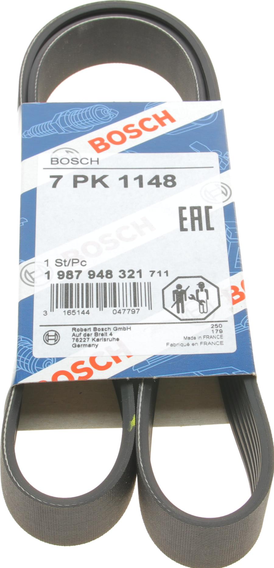 BOSCH 1 987 948 321 - Ķīļrievu siksna adetalas.lv