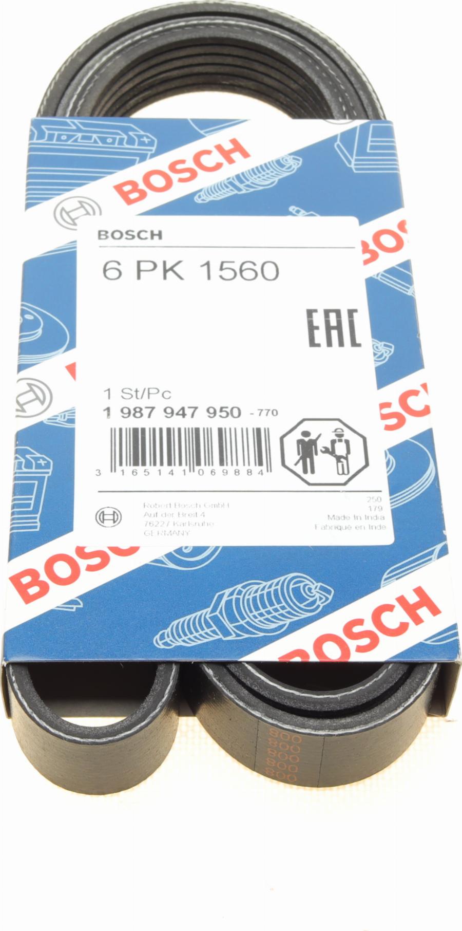 BOSCH 1 987 947 950 - Ķīļrievu siksna adetalas.lv