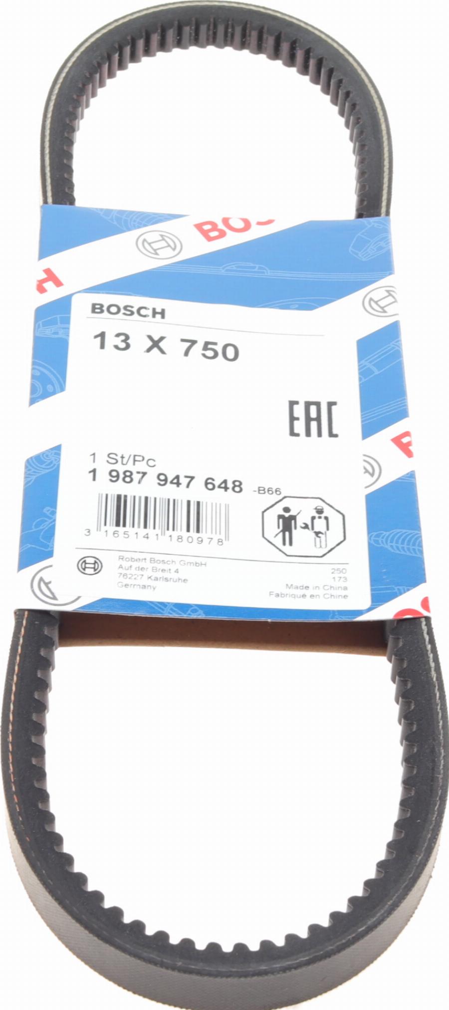 BOSCH 1 987 947 648 - Ķīļsiksna adetalas.lv