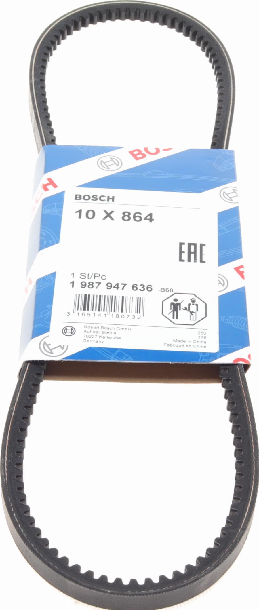 BOSCH 1 987 947 636 - Ķīļsiksna adetalas.lv