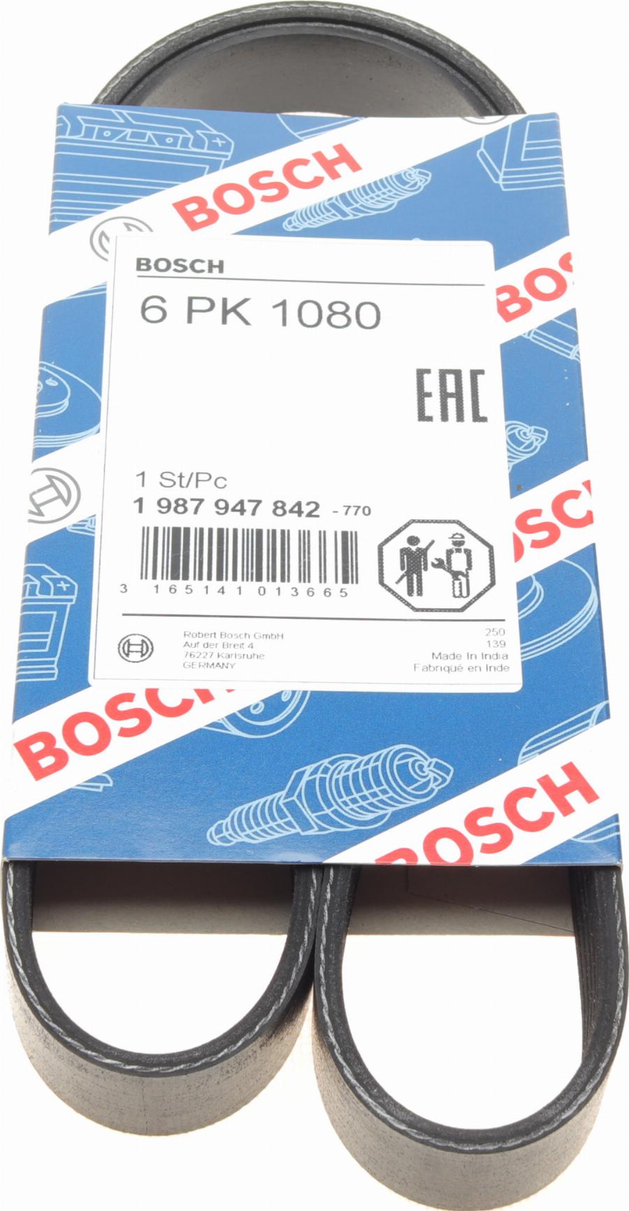 BOSCH 1 987 947 842 - Ķīļrievu siksna adetalas.lv