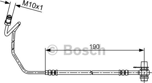 BOSCH 1 987 481 535 - Bremžu šļūtene adetalas.lv