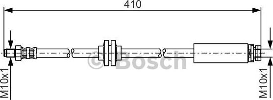 BOSCH 1 987 481 022 - Bremžu šļūtene adetalas.lv