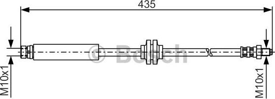 BOSCH 1 987 481 373 - Bremžu šļūtene adetalas.lv