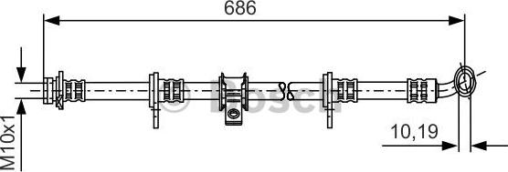 BOSCH 1 987 481 247 - Bremžu šļūtene adetalas.lv