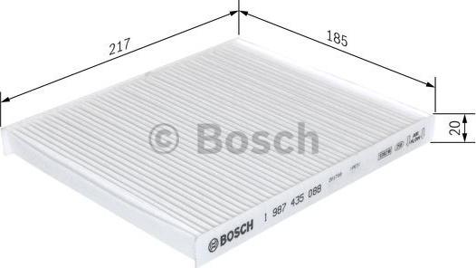 BOSCH 1 987 435 088 - Filtrs, Salona telpas gaiss adetalas.lv