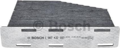 BOSCH 1 987 432 597 - Filtrs, Salona telpas gaiss adetalas.lv