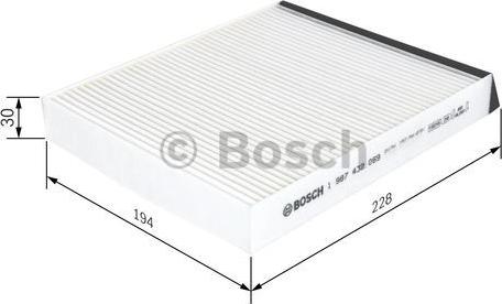 BOSCH 1 987 432 069 - Filtrs, Salona telpas gaiss adetalas.lv