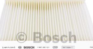 BOSCH 1 987 432 121 - Filtrs, Salona telpas gaiss adetalas.lv