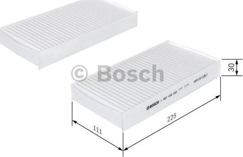 BOSCH 1 987 432 220 - Filtrs, Salona telpas gaiss adetalas.lv