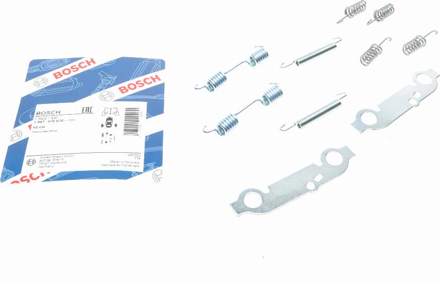 BOSCH 1 987 475 076 - Piederumu komplekts, Stāvbremzes mehānisma bremžu loks adetalas.lv