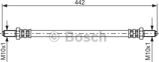 BOSCH 1 987 476 469 - Bremžu šļūtene adetalas.lv