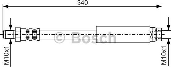 BOSCH 1 987 476 433 - Bremžu šļūtene adetalas.lv