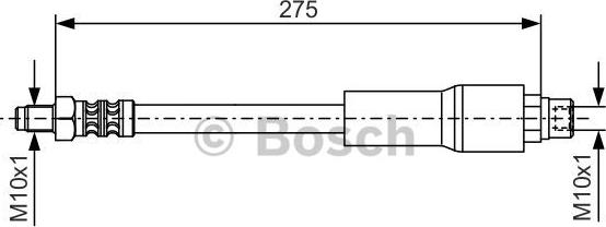 BOSCH 1 987 476 649 - Bremžu šļūtene adetalas.lv