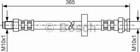 BOSCH 1 987 476 645 - Bremžu šļūtene adetalas.lv