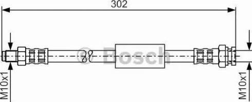 BOSCH 1 987 476 682 - Bremžu šļūtene adetalas.lv