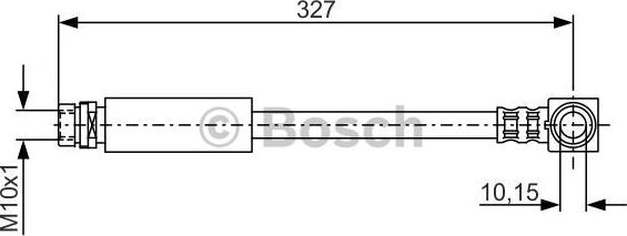 BOSCH 1 987 476 625 - Bremžu šļūtene adetalas.lv