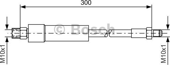 BOSCH 1 987 476 074 - Bremžu šļūtene adetalas.lv