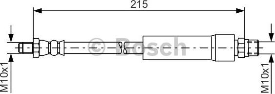 BOSCH 1 987 476 142 - Bremžu šļūtene adetalas.lv