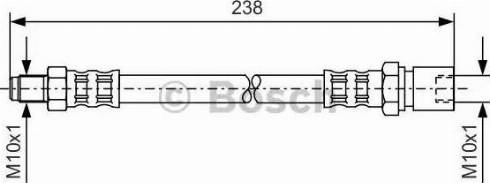 BOSCH 1 987 476 156 - Bremžu šļūtene adetalas.lv