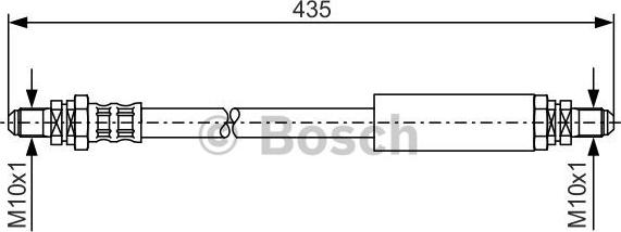 BOSCH 1 987 476 104 - Bremžu šļūtene adetalas.lv