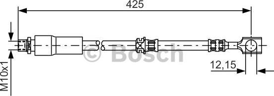 BOSCH 1 987 476 386 - Bremžu šļūtene adetalas.lv