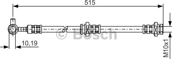 BOSCH 1 987 476 376 - Bremžu šļūtene adetalas.lv