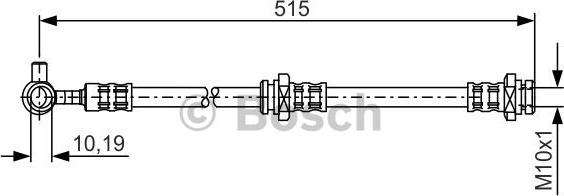 BOSCH 1 987 476 378 - Bremžu šļūtene adetalas.lv