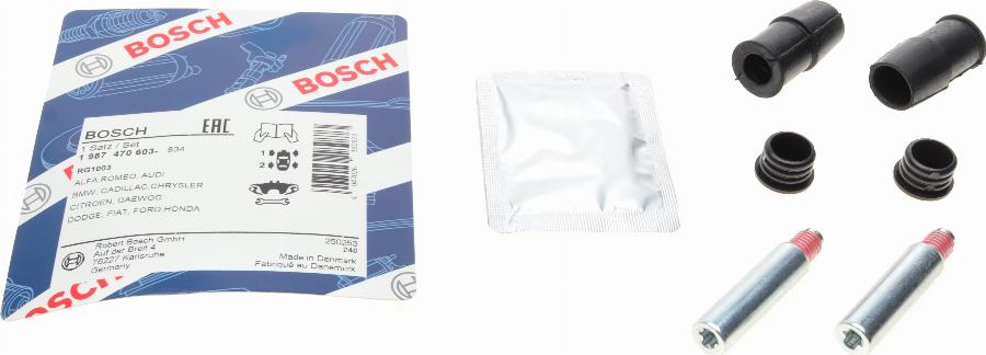 BOSCH 1 987 470 603 - Virzītājčaulu komplekts, Bremžu suports adetalas.lv