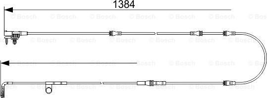 BOSCH 1 987 473 565 - Indikators, Bremžu uzliku nodilums adetalas.lv