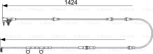 BOSCH 1 987 473 563 - Indikators, Bremžu uzliku nodilums adetalas.lv