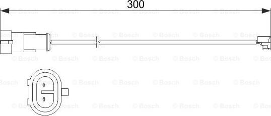 BOSCH 1 987 473 535 - Indikators, Bremžu uzliku nodilums adetalas.lv