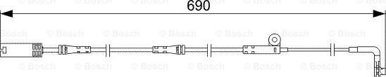 BOSCH 1 987 473 046 - Indikators, Bremžu uzliku nodilums adetalas.lv