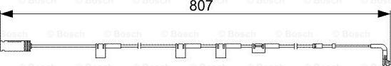 BOSCH 1 987 473 058 - Indikators, Bremžu uzliku nodilums adetalas.lv