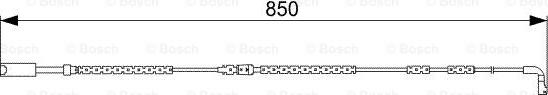 BOSCH 1 987 473 030 - Indikators, Bremžu uzliku nodilums adetalas.lv