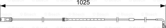 BOSCH 1 987 473 026 - Indikators, Bremžu uzliku nodilums adetalas.lv