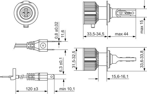 BOSCH 1 987 301 701 - Kvēlspuldze, Tālās gaismas lukturis adetalas.lv