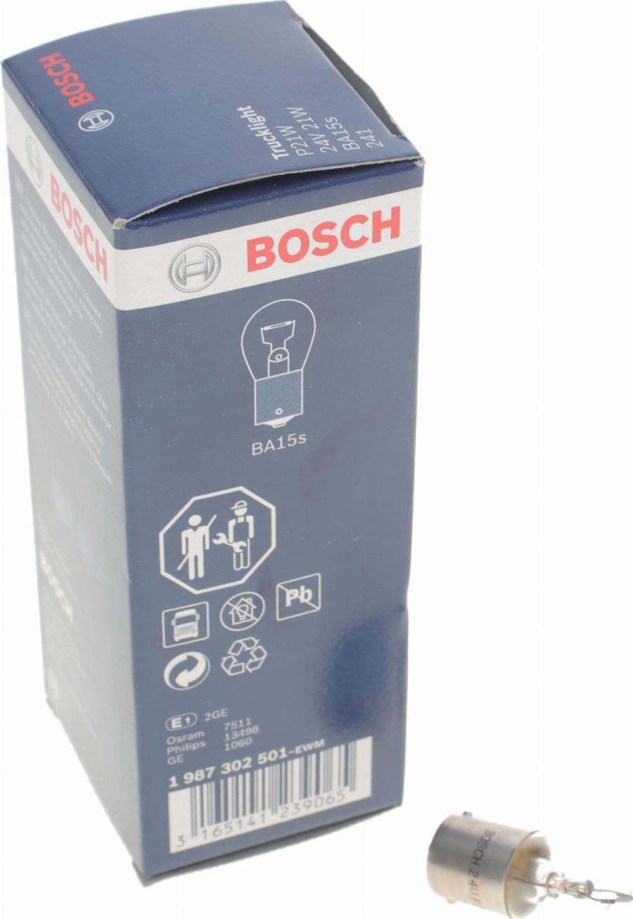 BOSCH 1 987 302 501 - Kvēlspuldze, Pagriezienu signāla lukturis adetalas.lv